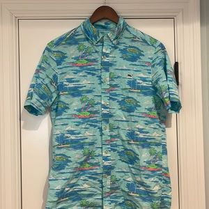 Vineyard Vines Mens S short Sleeved Button Down